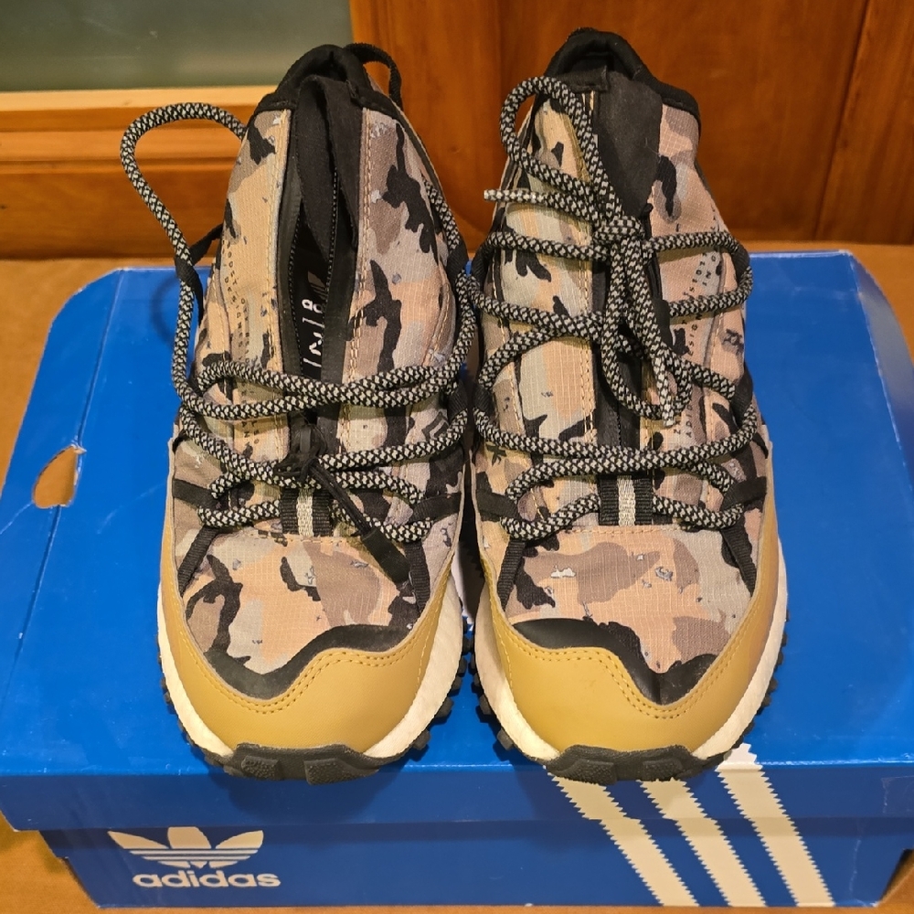 Adidas Sneakers - Tan and Black Camo